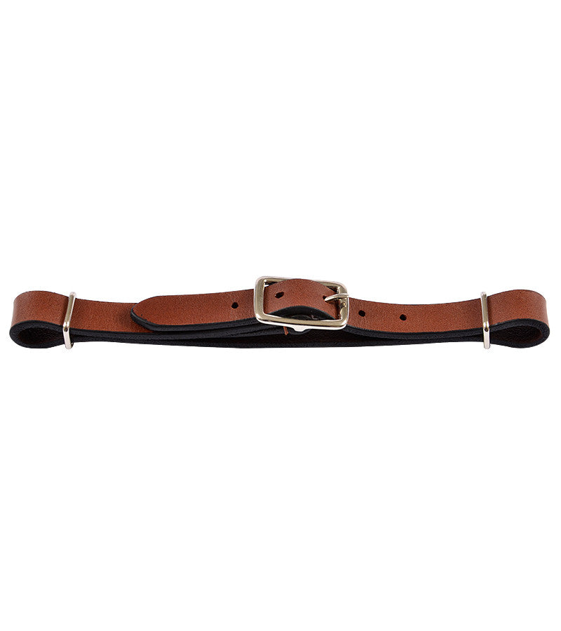 Straight Leather Curb Strap – 5/8”