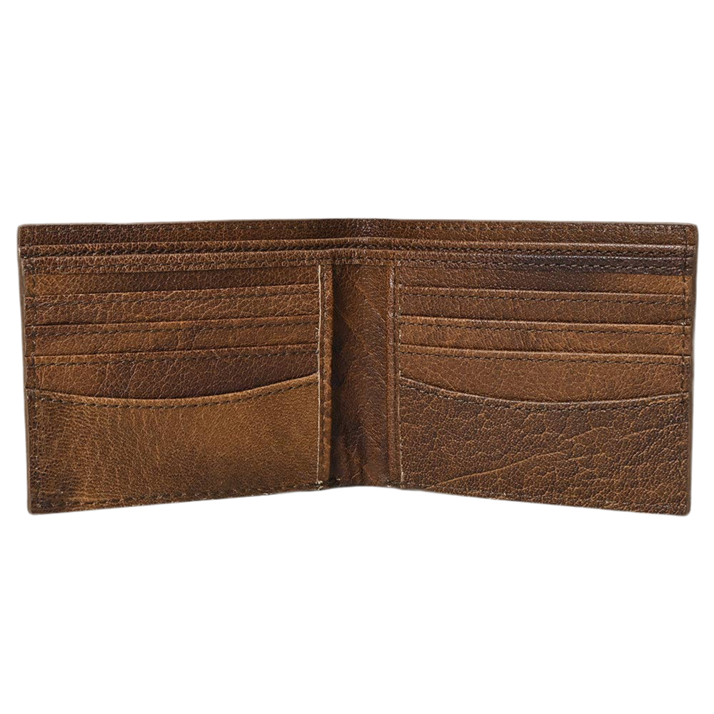 Bifold Tooled Leather Wallet