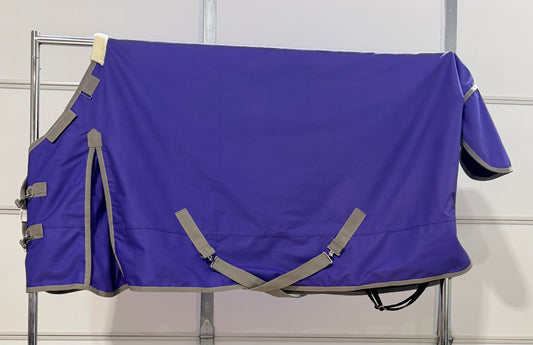75” Turnout Sheet – Lavender Purple & Grey – 0g Fill