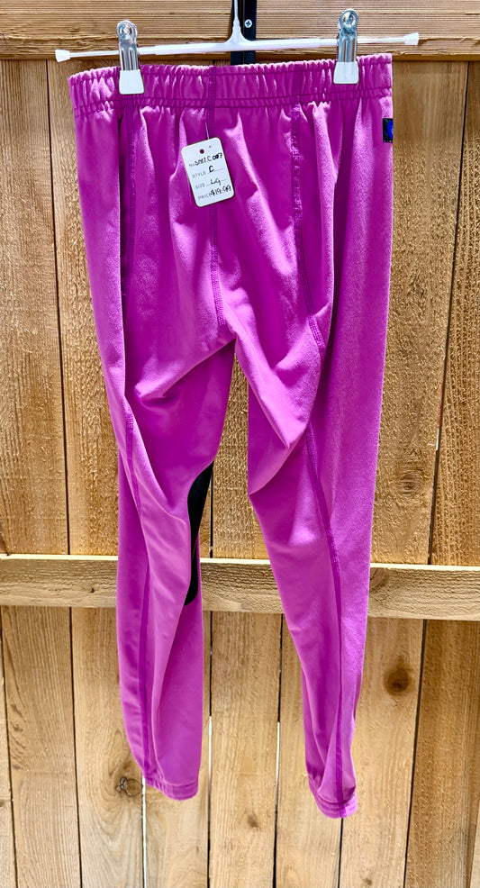 Irideon Children’s Riding Tights • Pink • Size Large