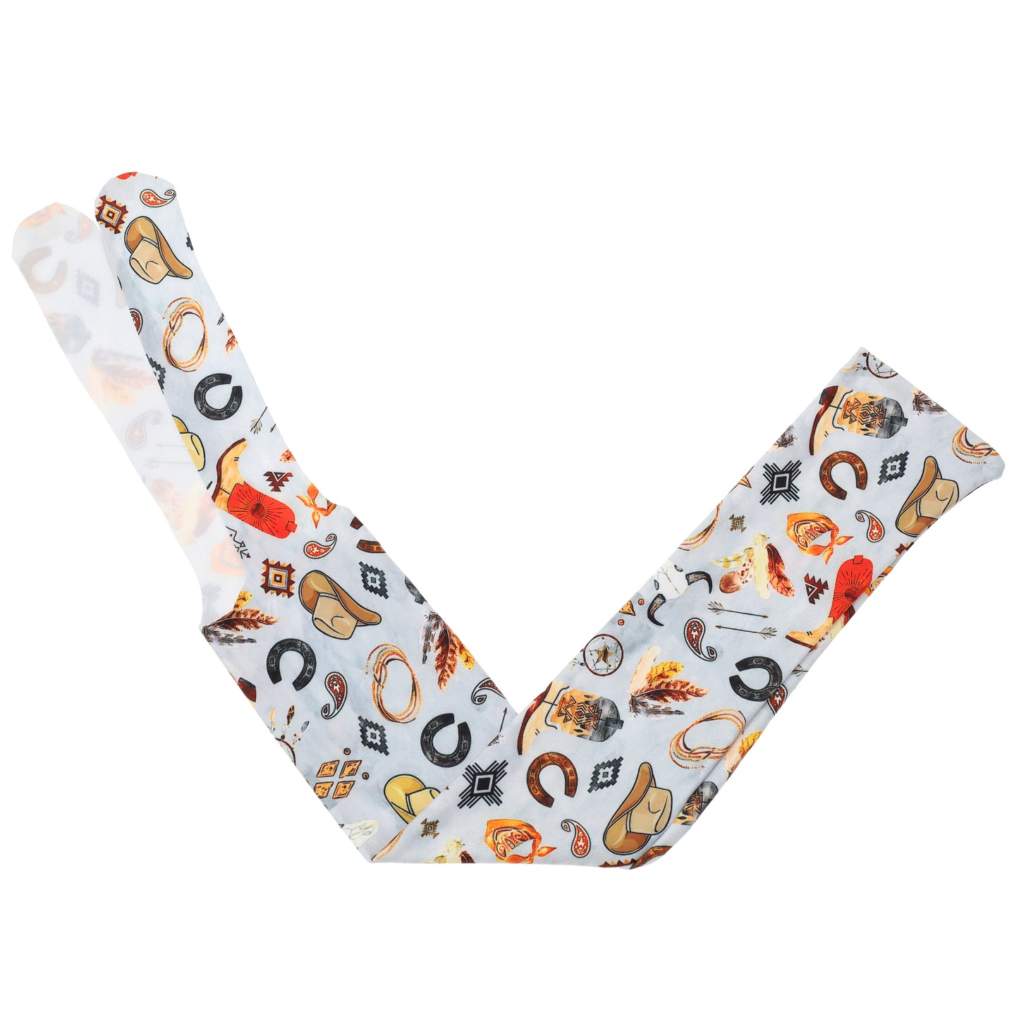 Lycra printed slip-on tail bag
