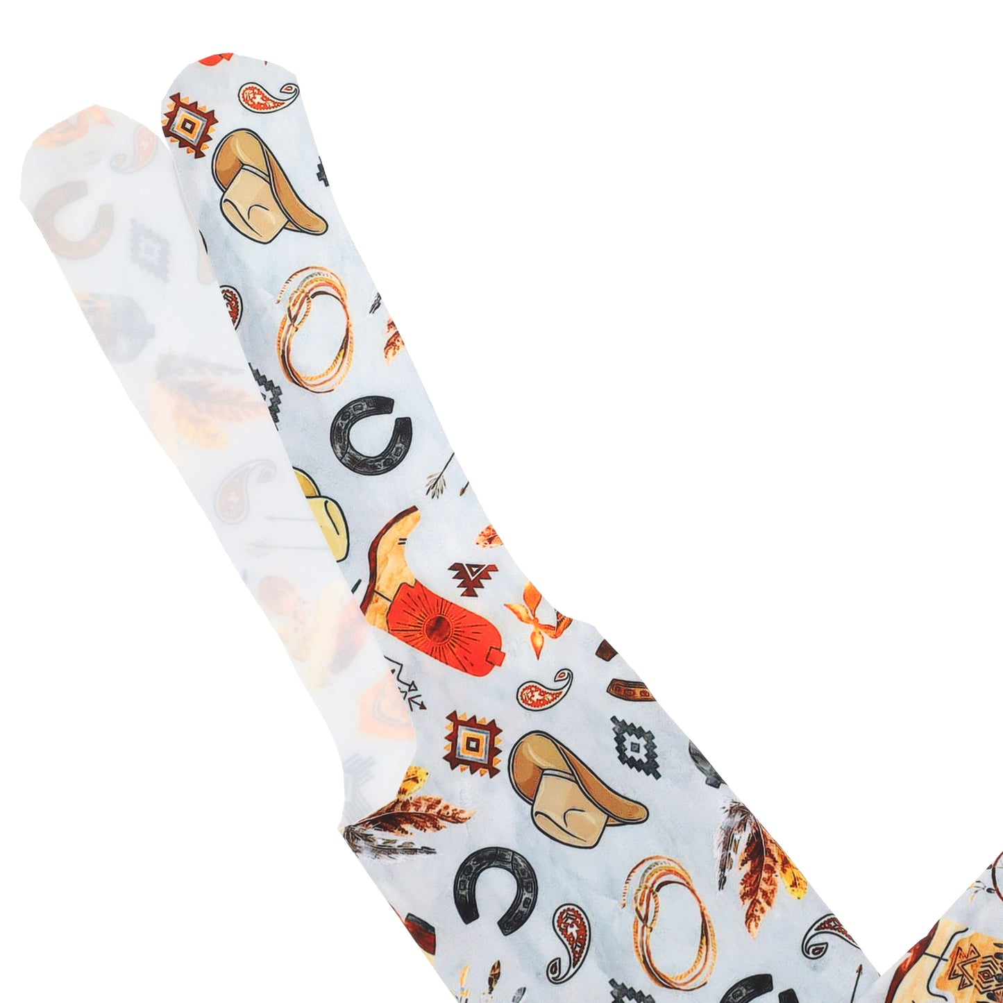 Lycra printed slip-on tail bag