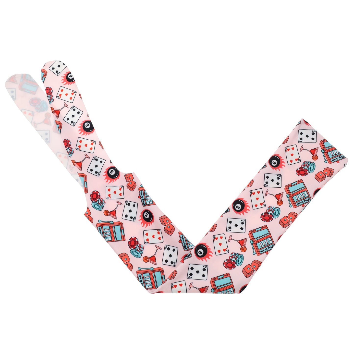 Lycra printed slip-on tail bag