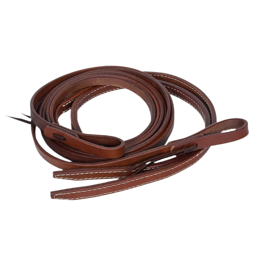 8’ Slightly Weighted Harness Leather Split Reins