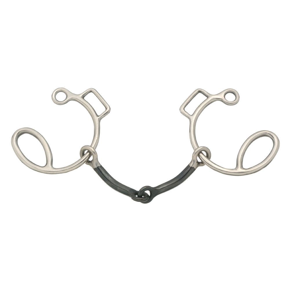 Six Cheek Sweet Iron Snaffle - 5 1/2" Mouth