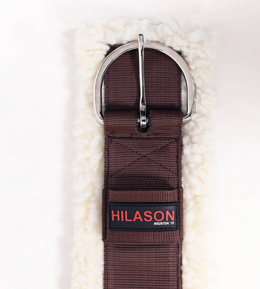 Western Nylon Cinch With White Fleece