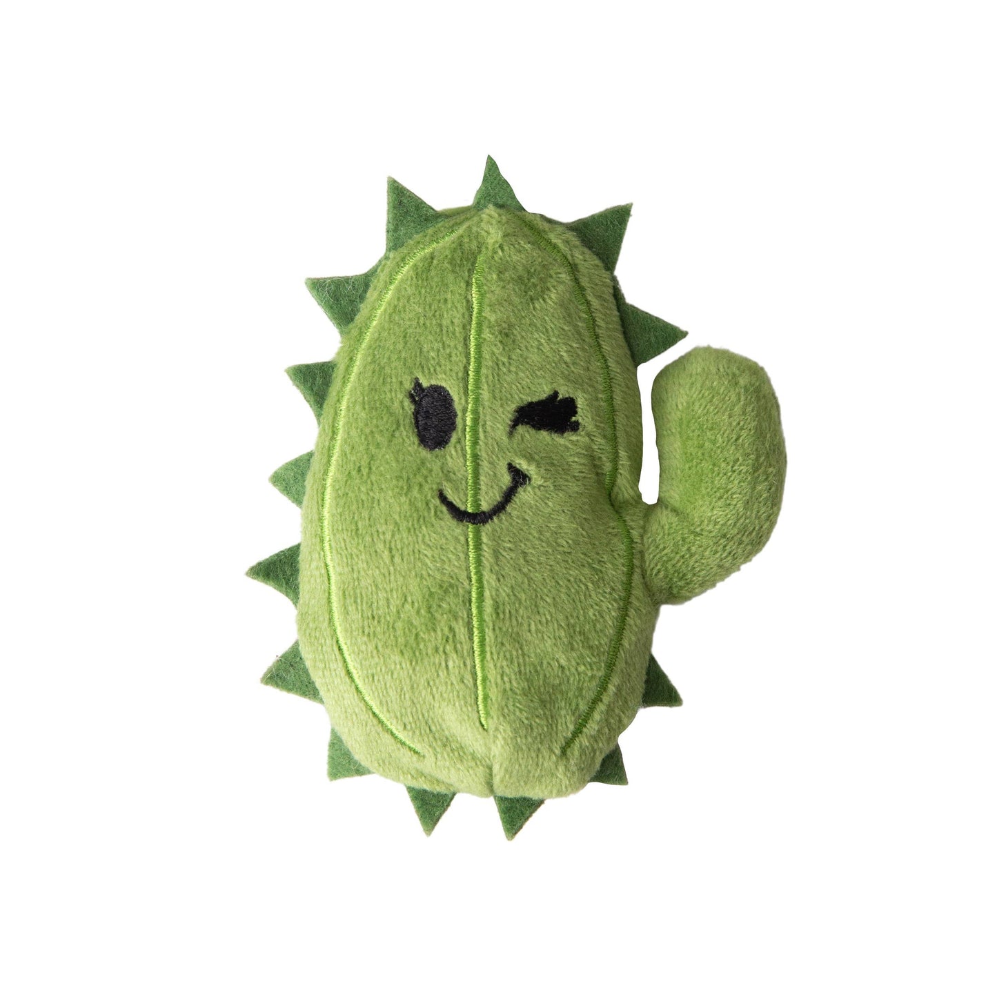 Cactus Plush Dog Toy 4.5"