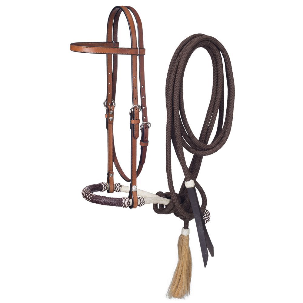 Browband Headstall / Bosal / Mecate Set