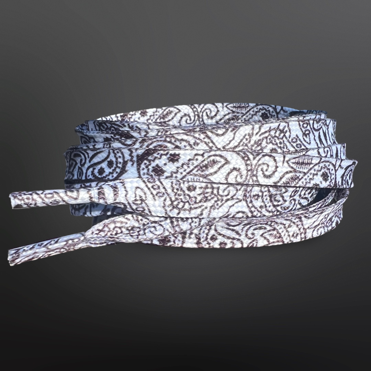 Western Paisley Bandana Print Shoelaces