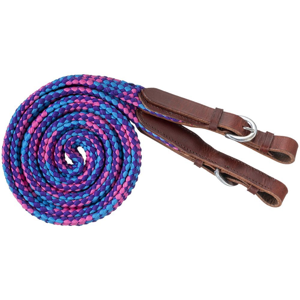 7ft Flat Braided Trail Reins