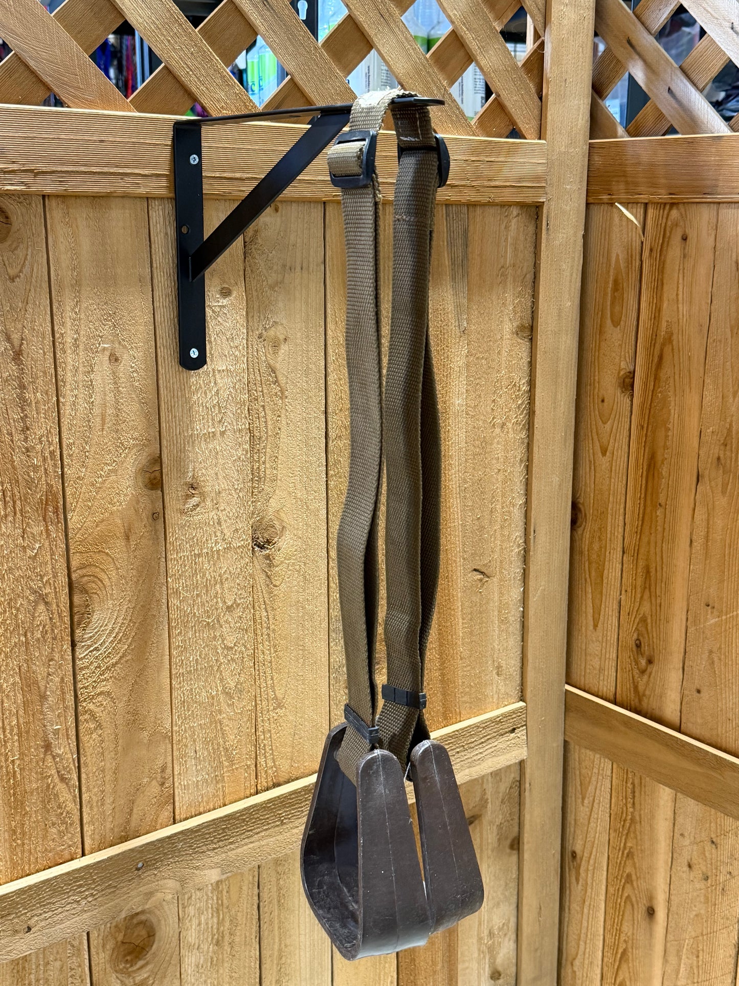 Used Brown Adjustable Children’s Saddle Stirrups