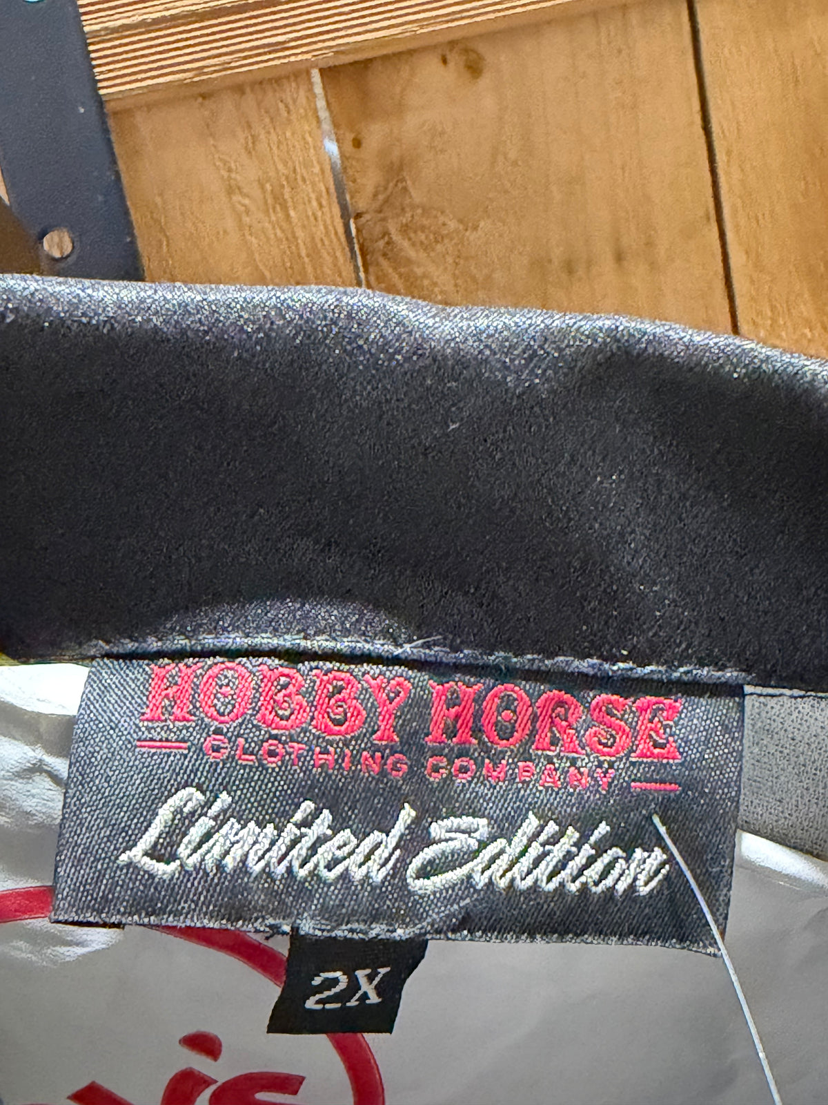 Hobby Horse Limited Edition Women’s Show Shirt • Black & White Stripe • Size 2X