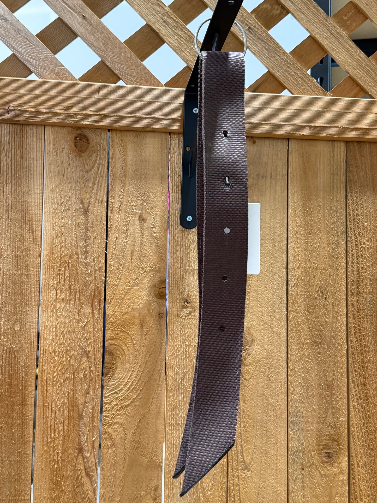 Lightly Used Brown Nylon Western Off-Billet