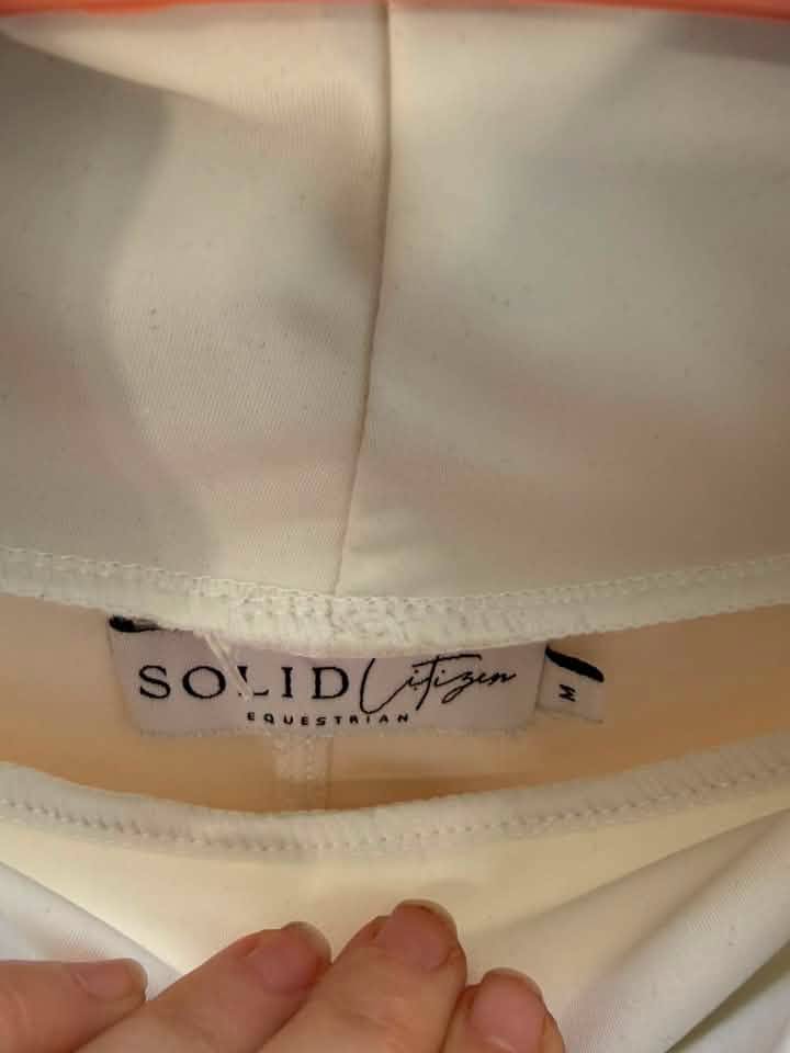 Solid Citizen Equestrian Women’s Athletic Show Shirt – White