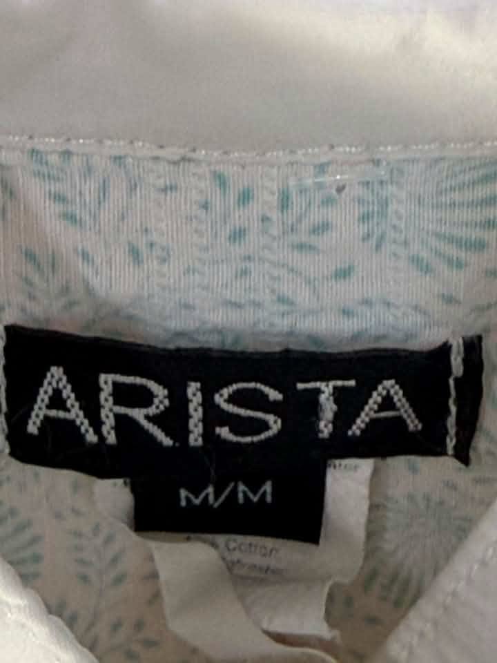Arista Women’s Short Sleeve Show Shirt – Aqua Floral