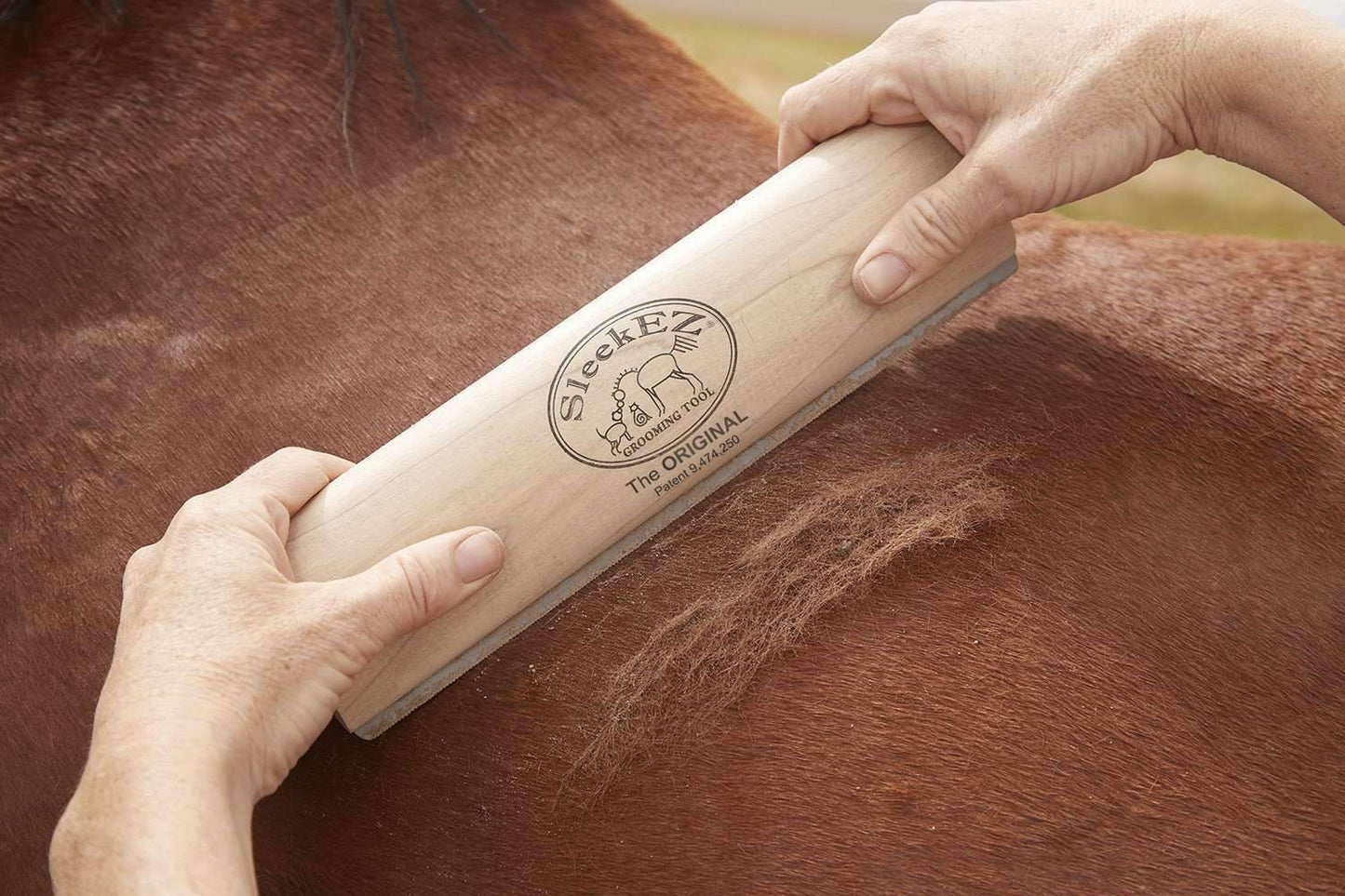 SleekEZ® Large - Horse Brush for Shedding and Grooming