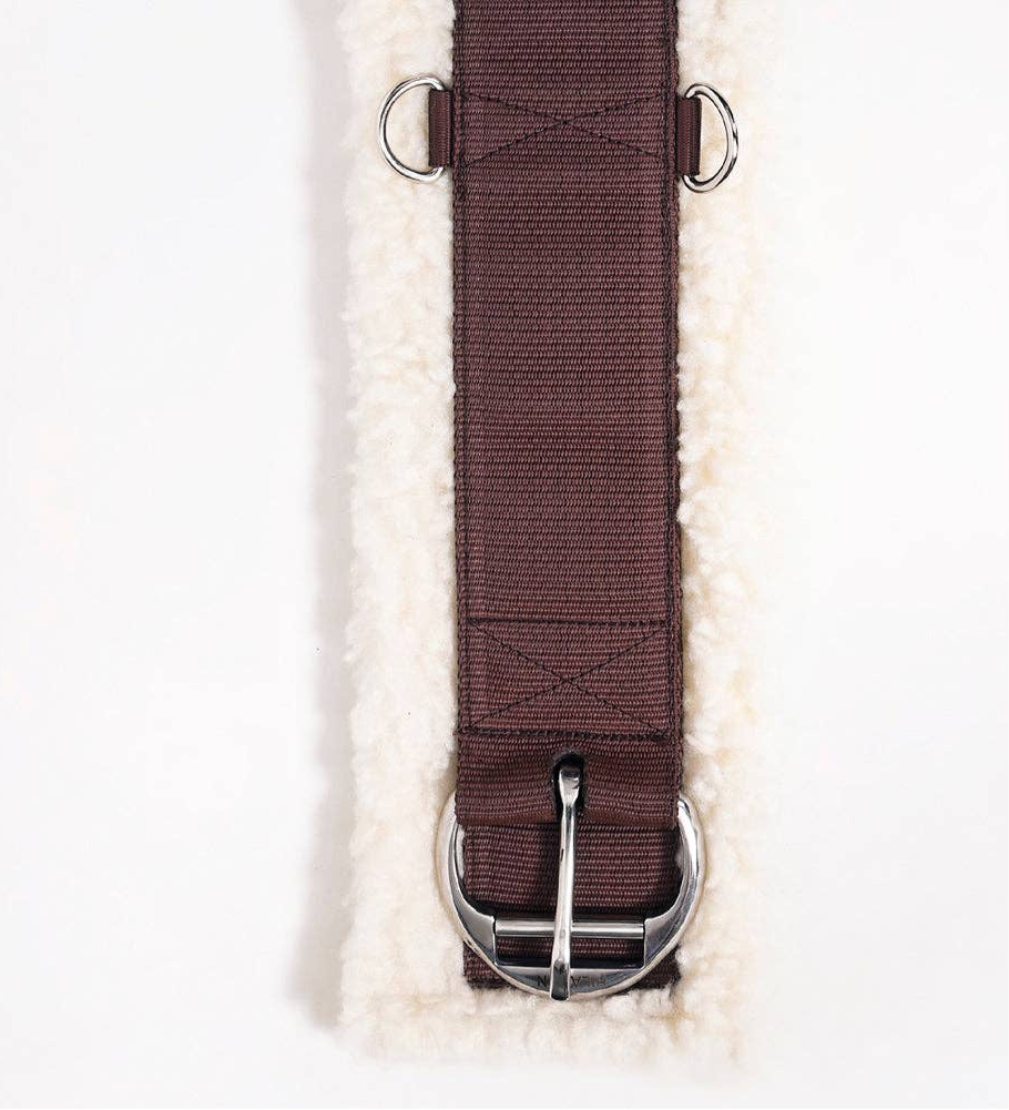 Western Nylon Cinch With White Fleece