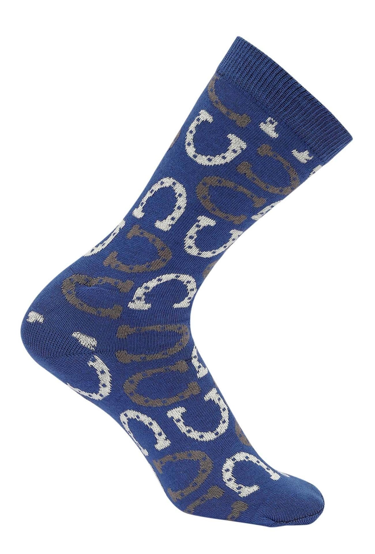 Ladies Lucky Horseshoes Knee Socks – Sold Individually