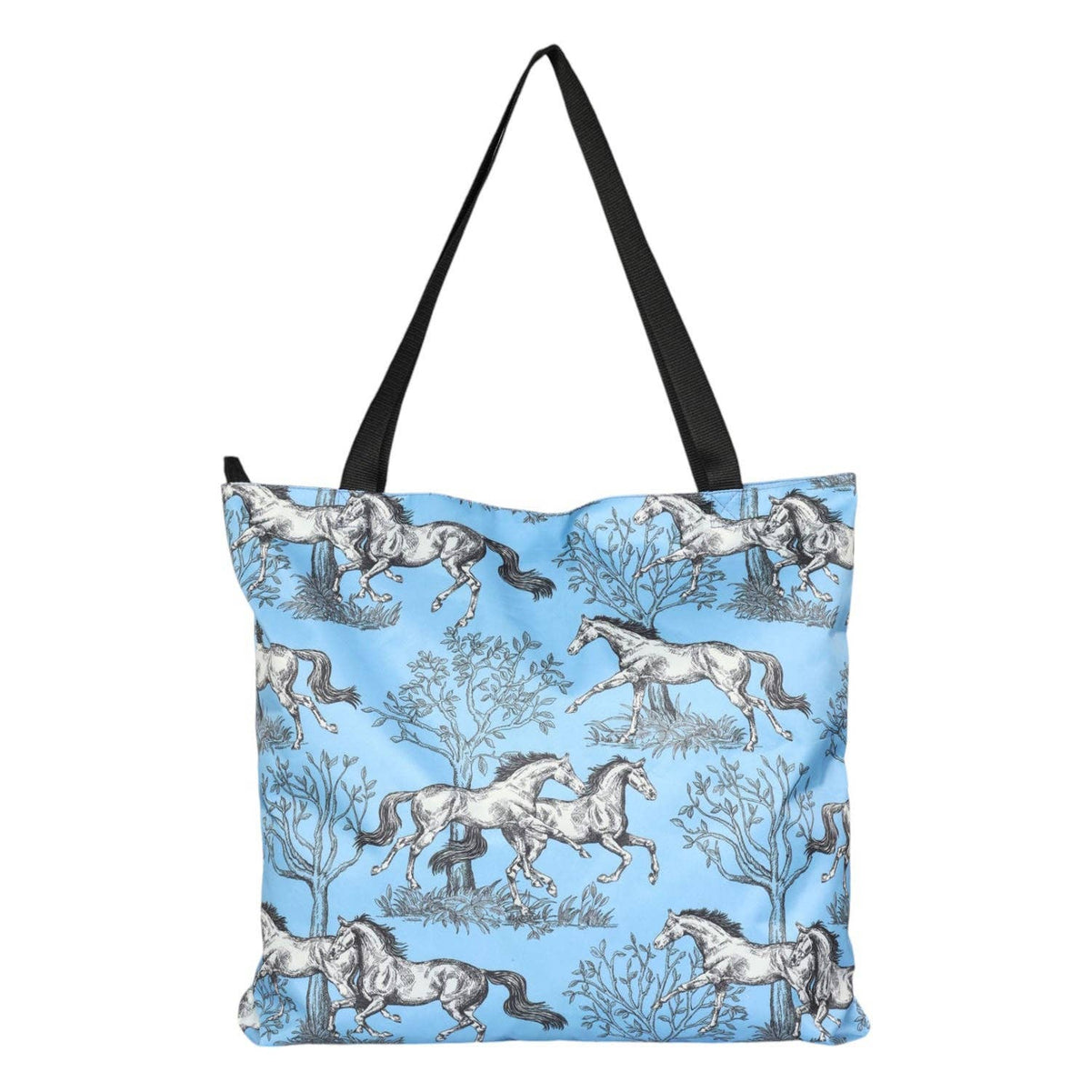 Lila Toile Tote Bag