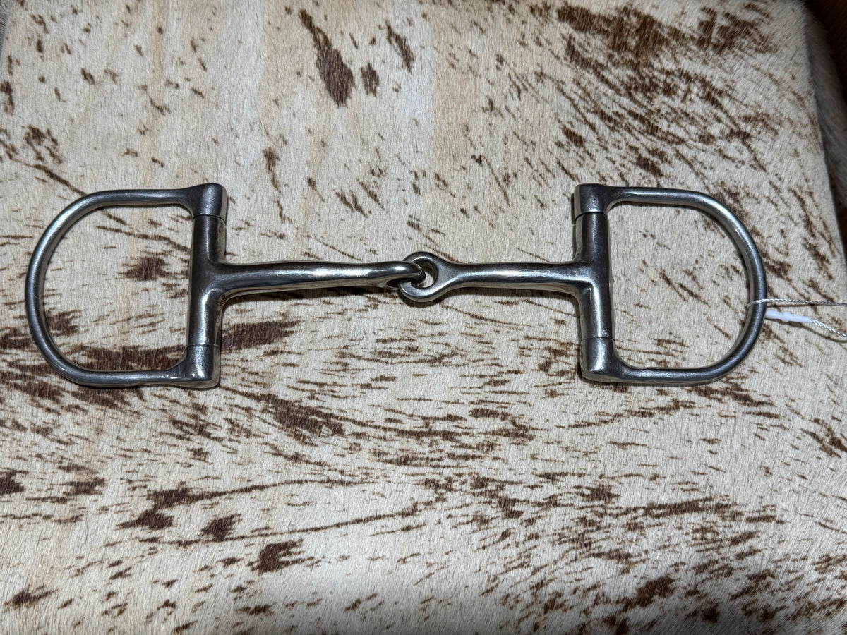 Used Single Joint D-Ring Snaffle Bit • 5”