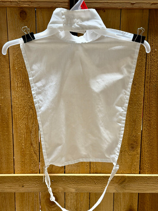 White English Show Dickie • High Collar • One Size Fits Most