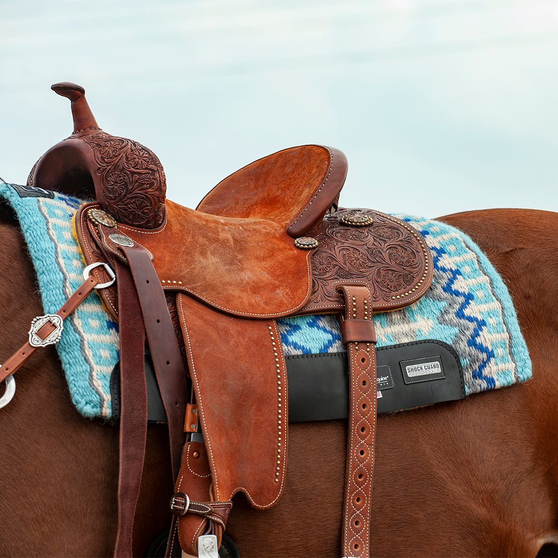 New Classic Equine Shock Guard XPF Western Pad – 34"x34"x1”