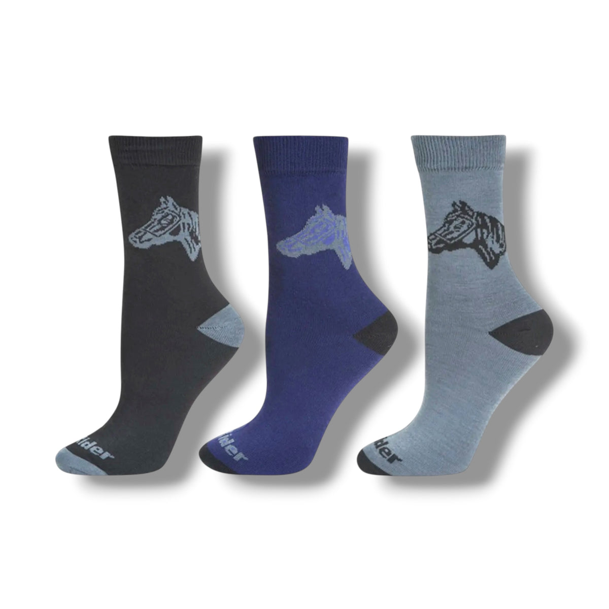 Ladies Crew Socks – Horse Head