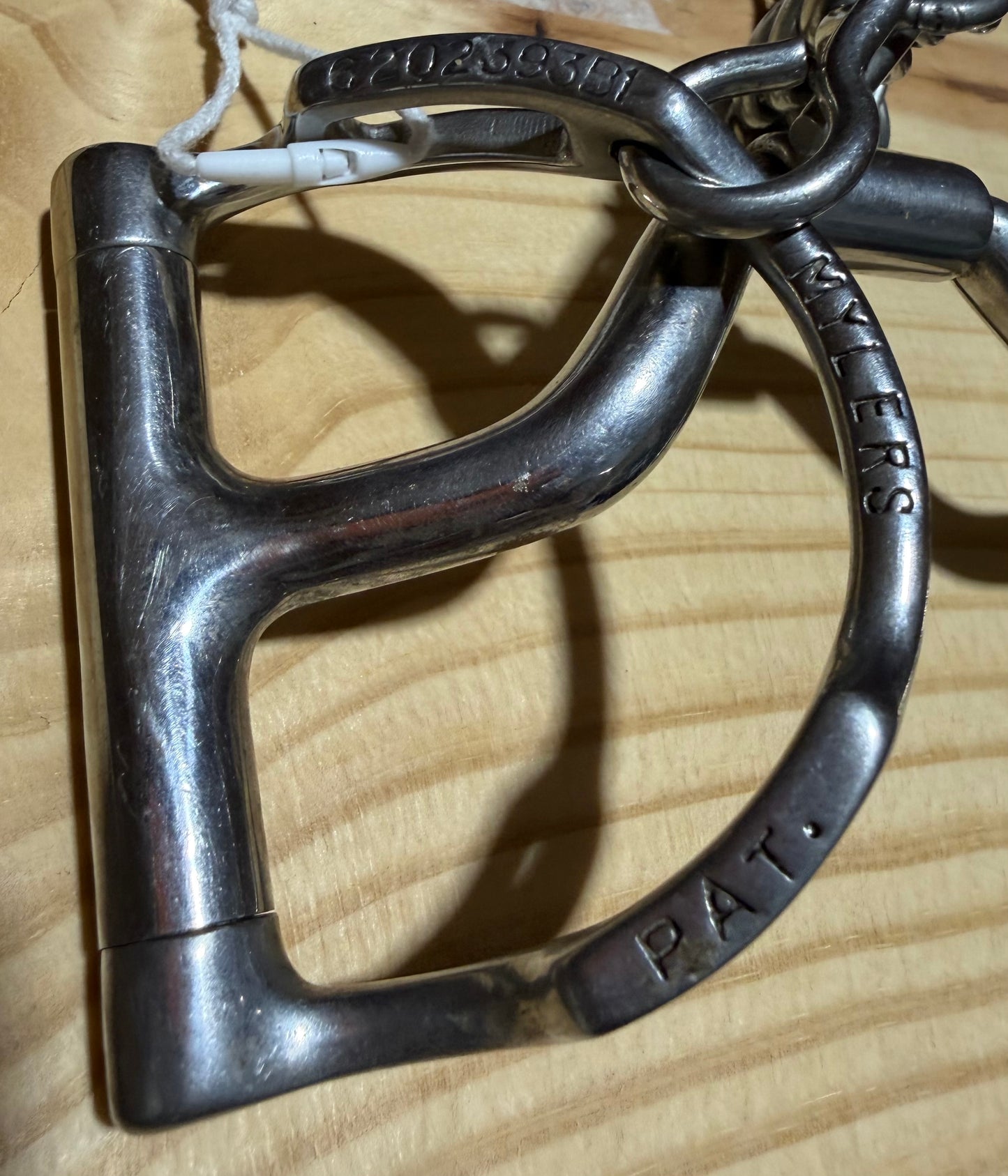 Used Myler Ported Dee English Bit with Hooks