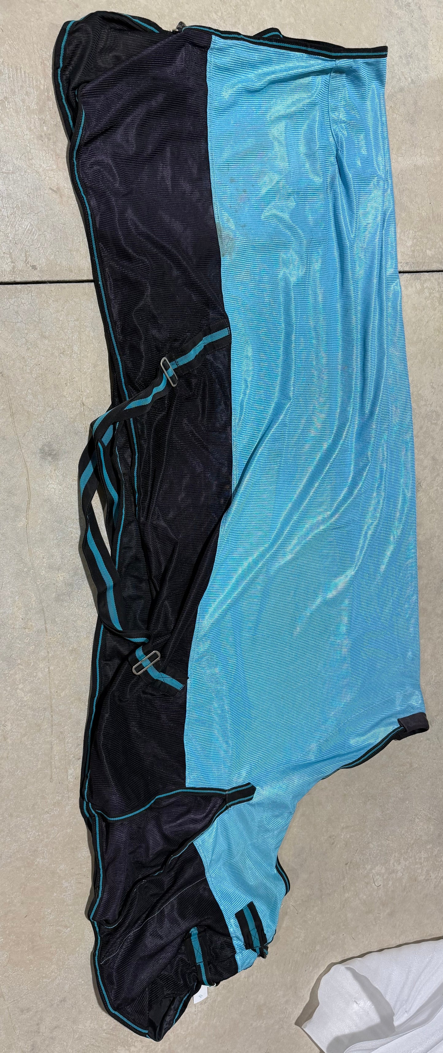 Centaur Turquoise & Black Fly Sheet – 74” (Used)