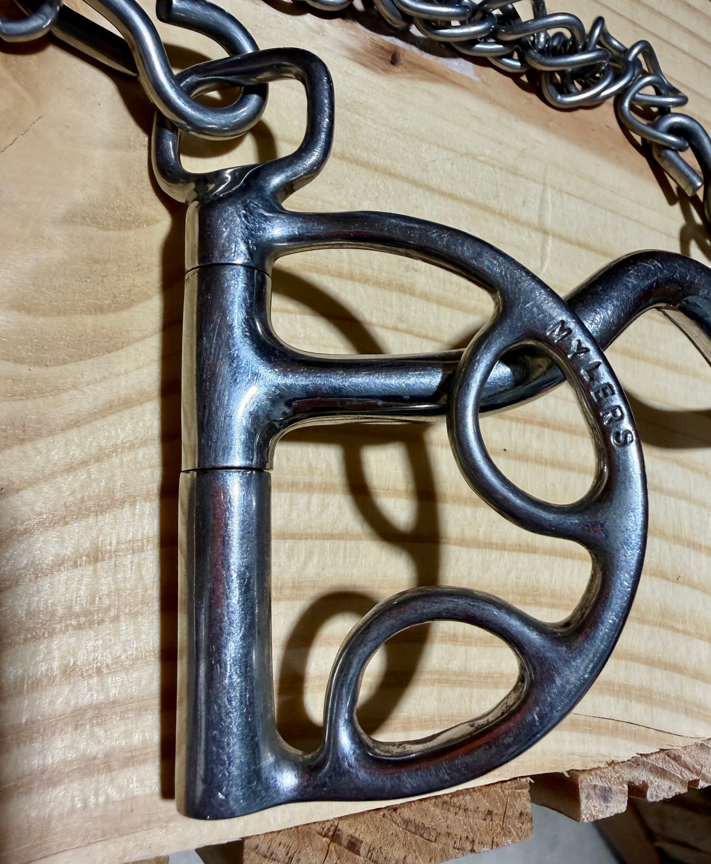Used Myler High Port Solid Mouth Kimberwick Bit | 5”