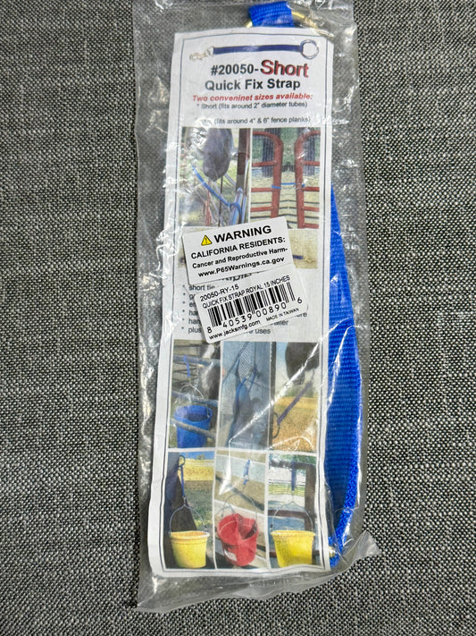NIP Short Quick Fix Strap – 15” Royal Blue