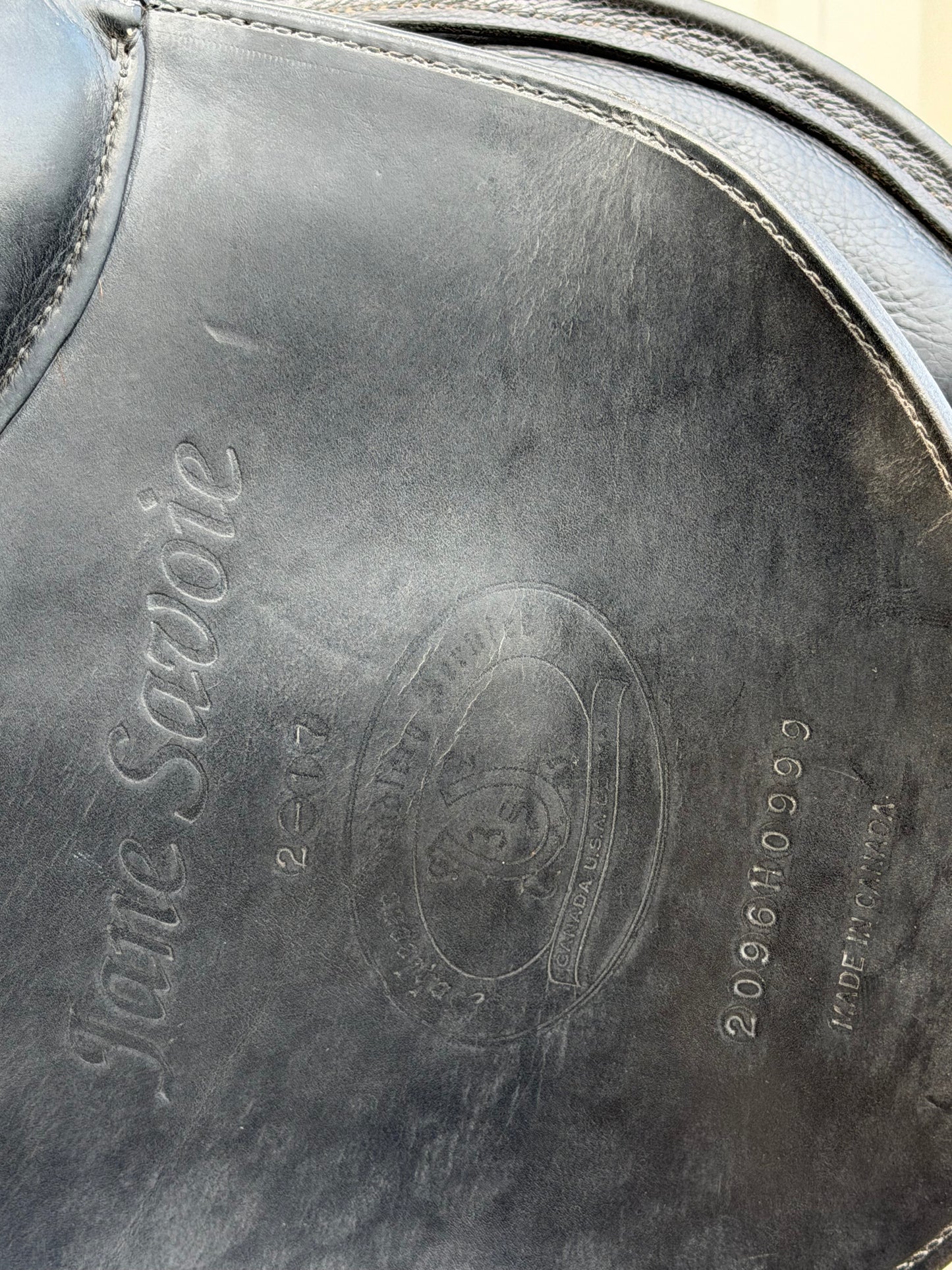 Schleese Jane Savoie Dressage Saddle – 17” – Black – Made in Canada