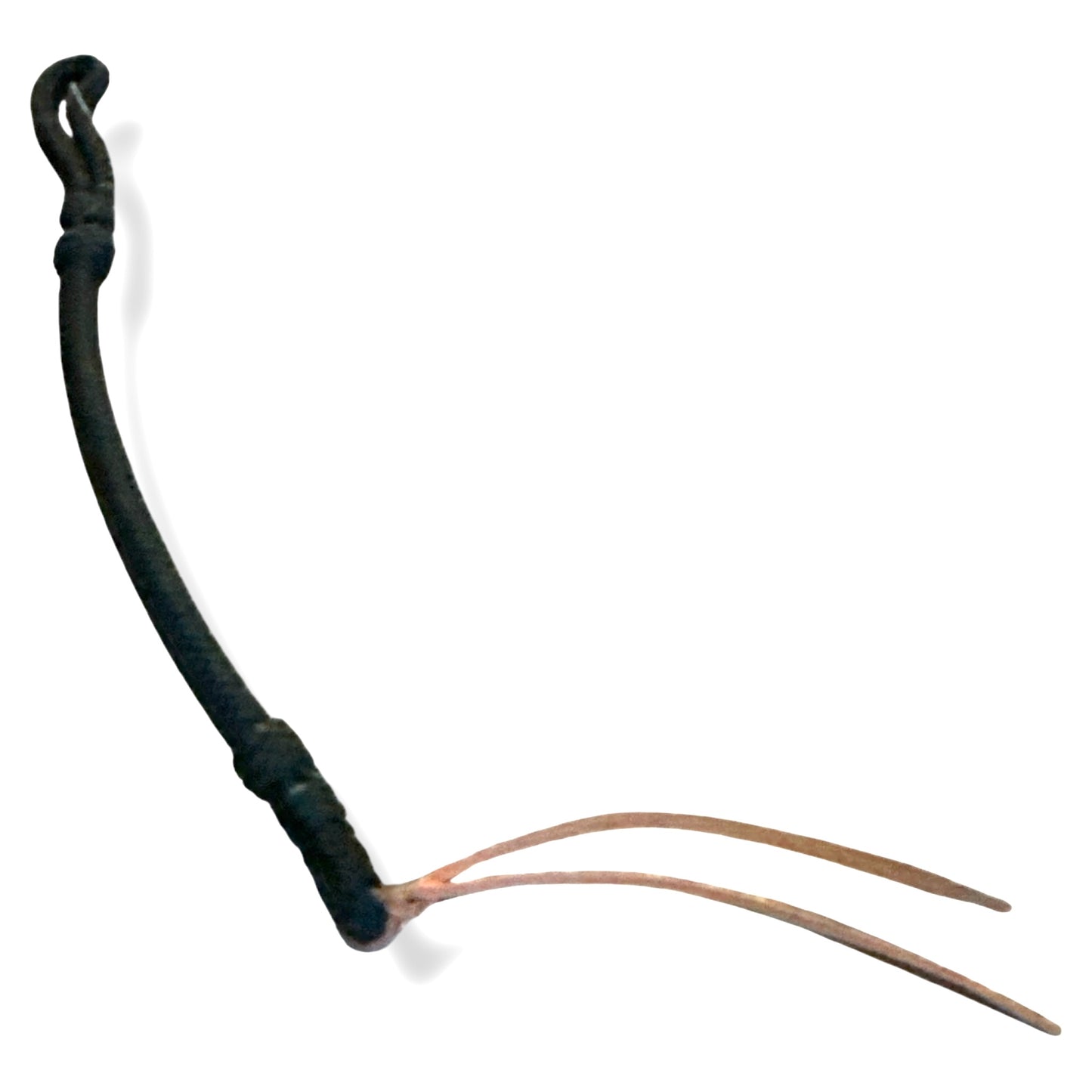 Braided Nylon Quirt with Leather Popper