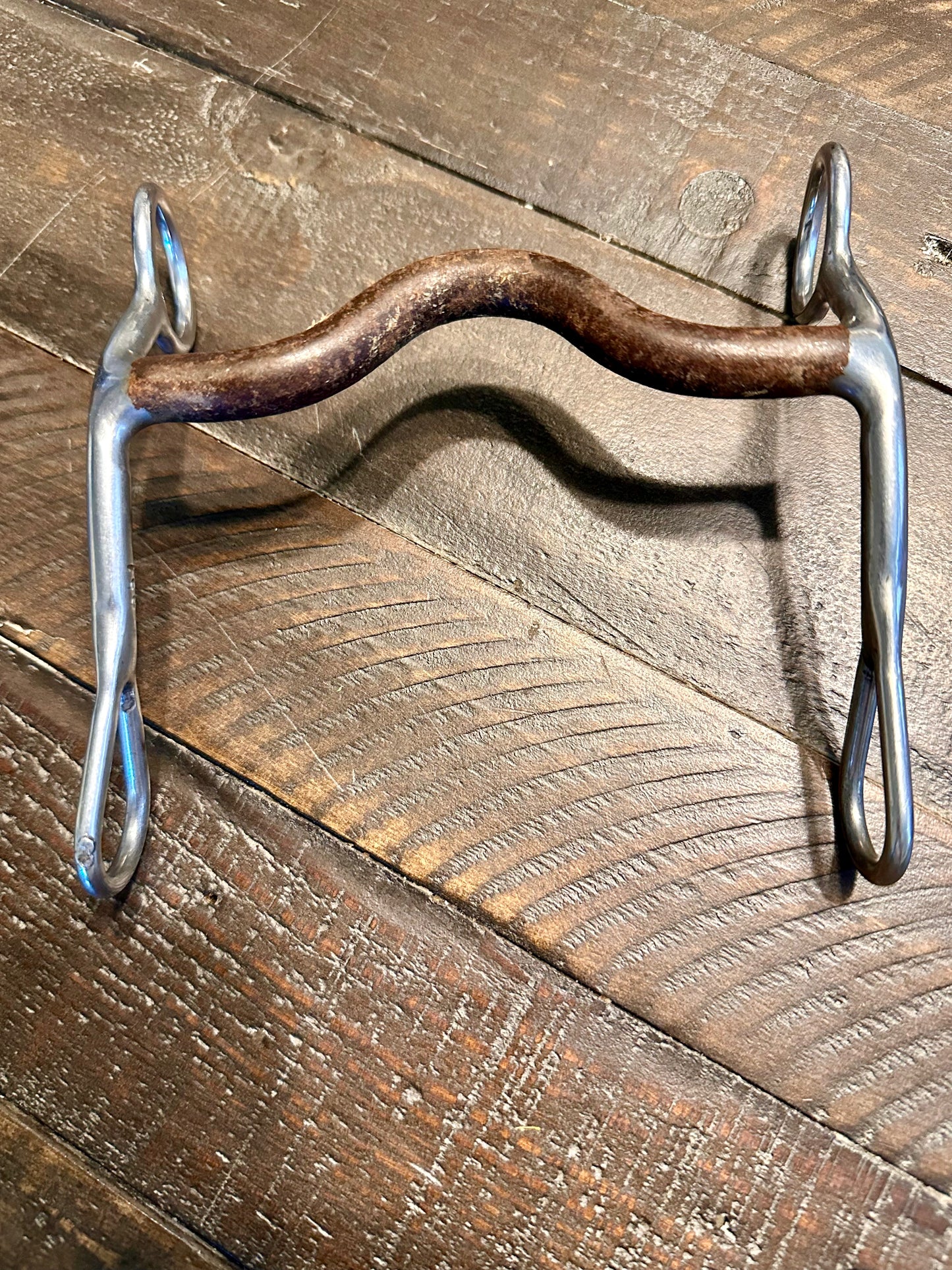 Used REINSMAN #651 Junior Cutter Western Horse Bit ~ 5" Mouth c port