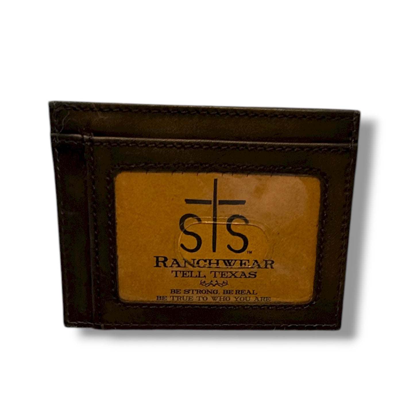 SS Ranchwear “The Foreman” Card Wallet – Dark Oil Leather