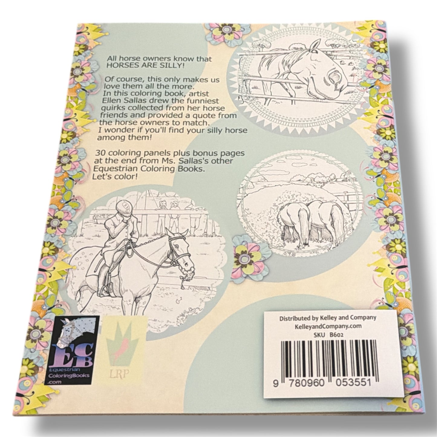 Horses Being Silly Coloring Book by Ellen C. Maze Sallas