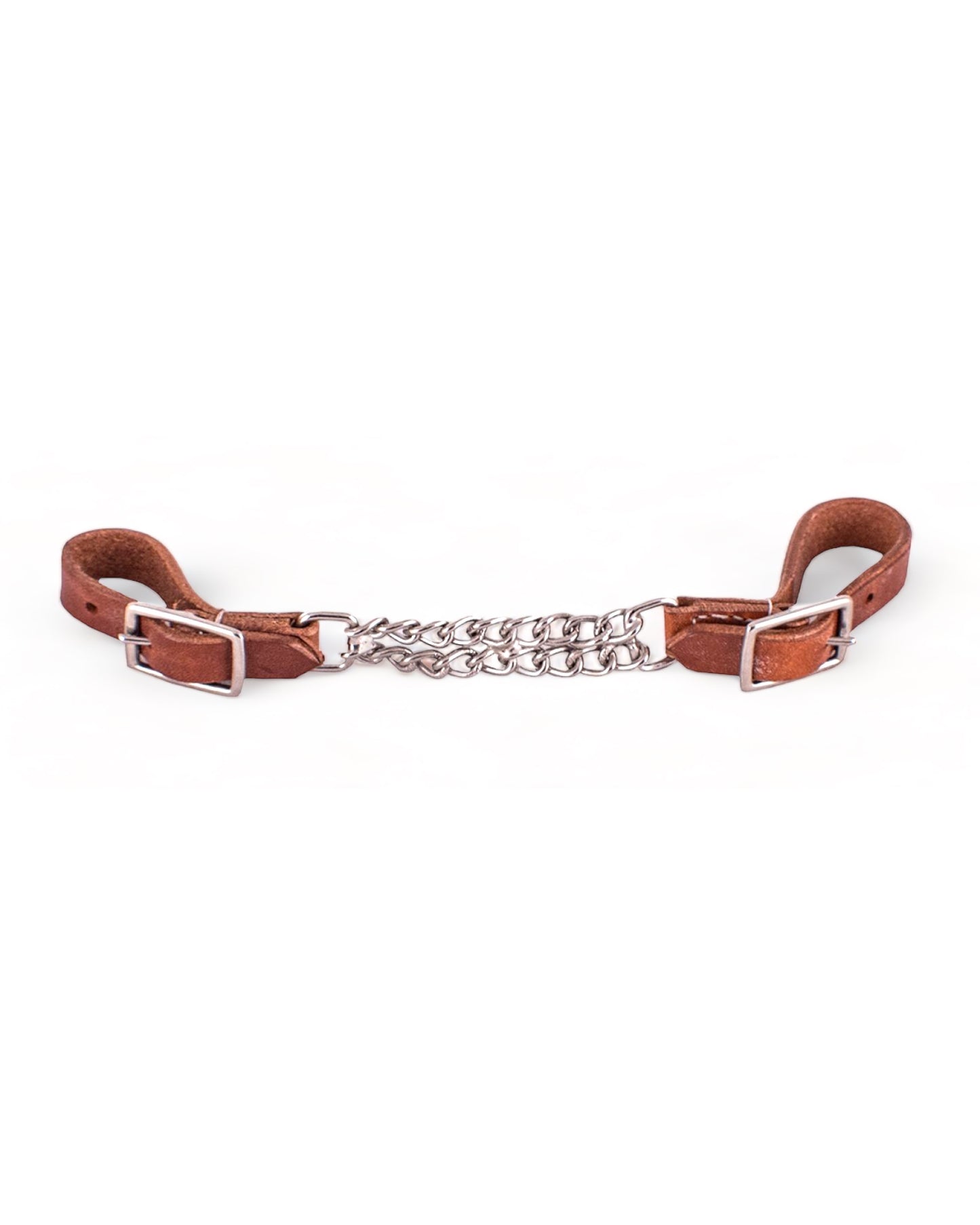 Harness Leather Curb Chain