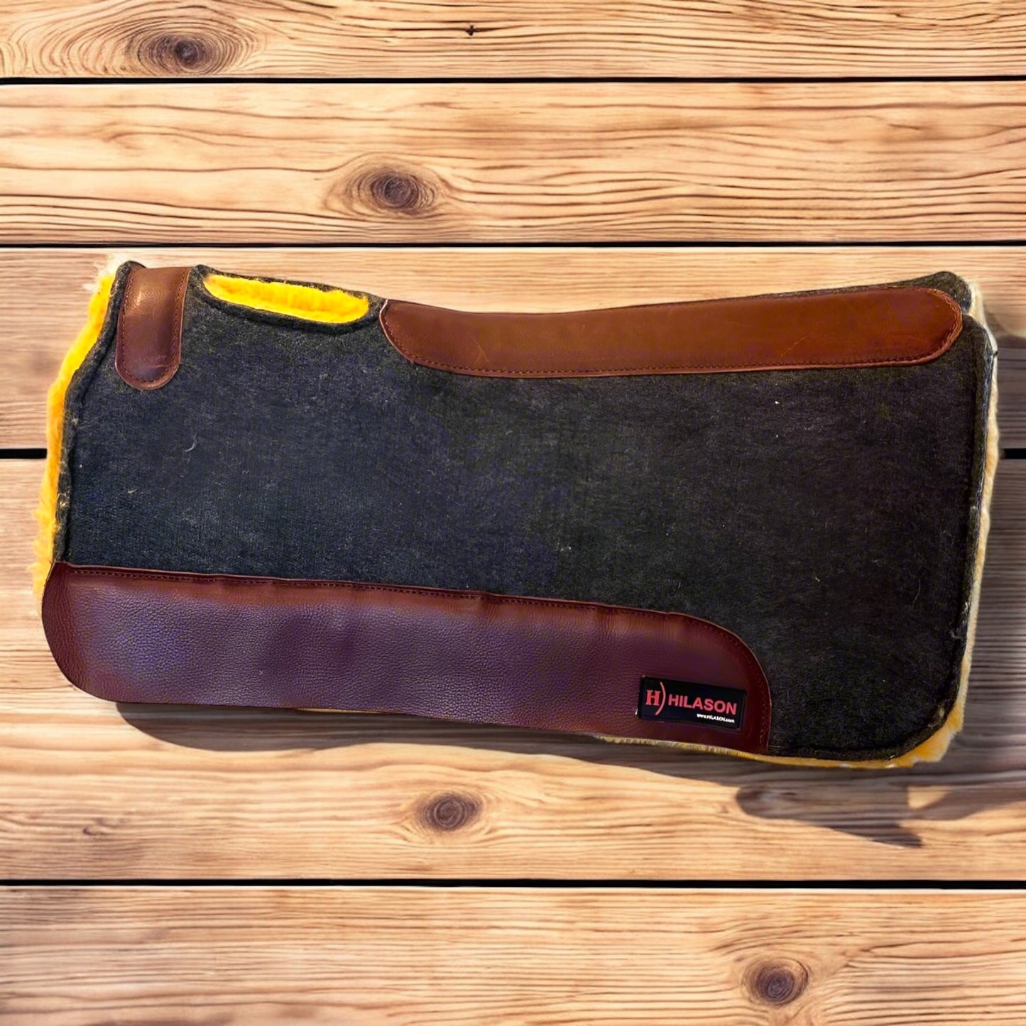 Grey Felt Fleece Western Saddle Pad 29”x32”