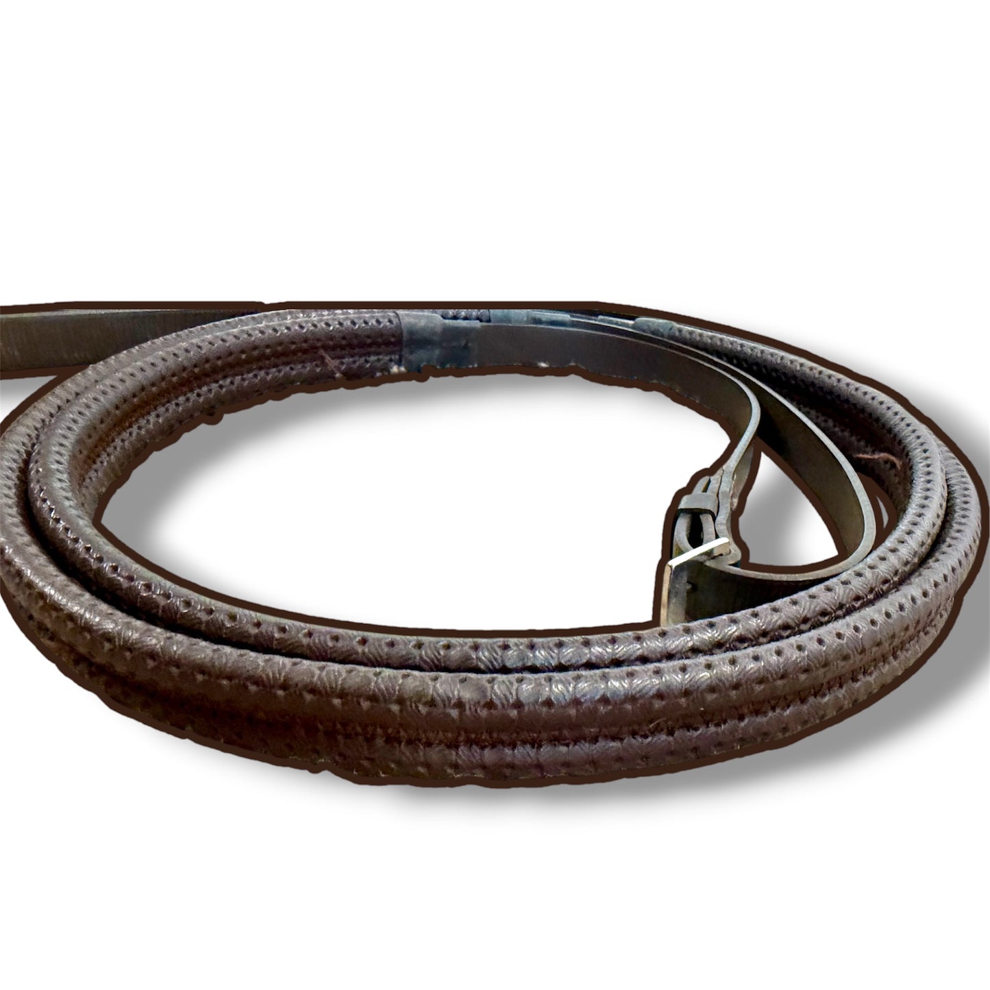 Used Rubber and Biothane English Reins with Martingale Stops