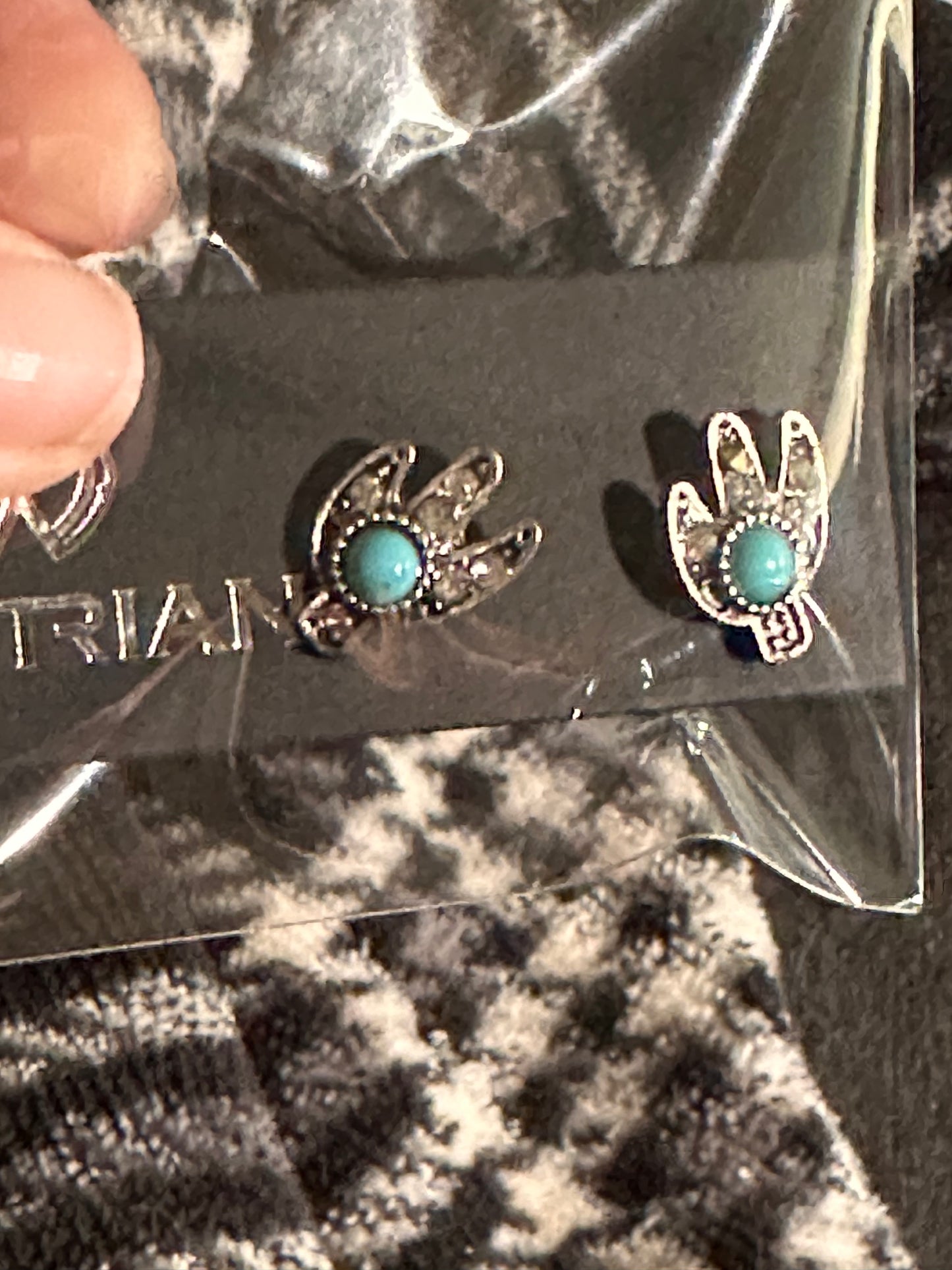 Faux Stud Earrings
