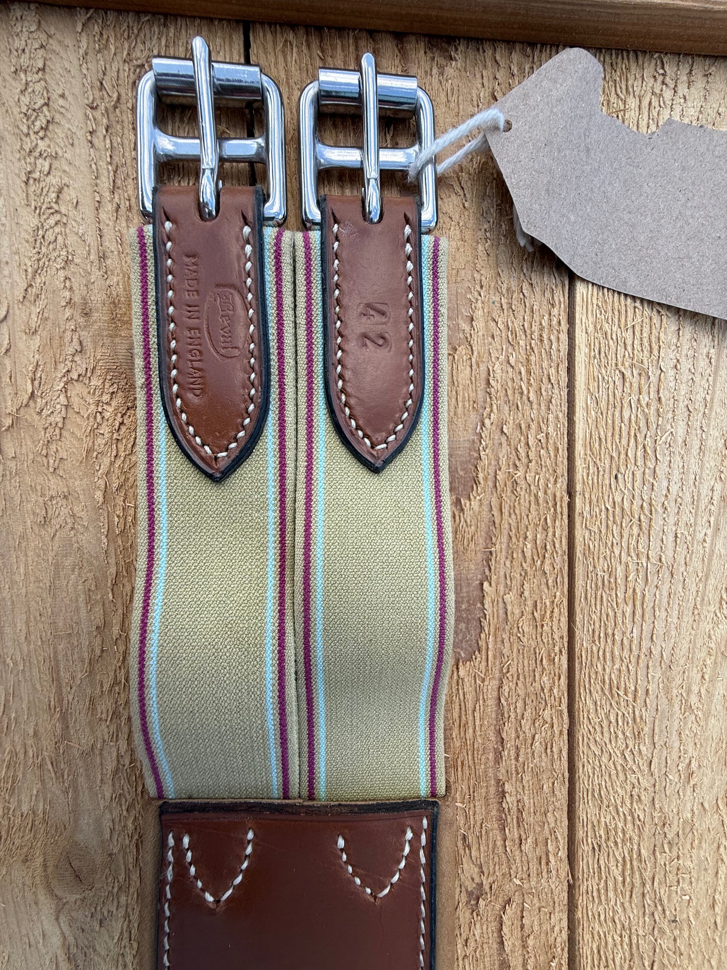 Beval Leather English Canaan Girth - 42”