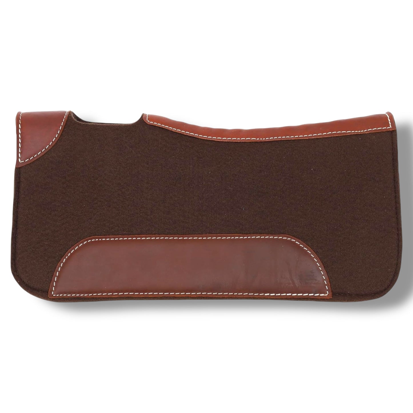 Pony 24" x 24" Contoured Felt Saddle Pad - Brown