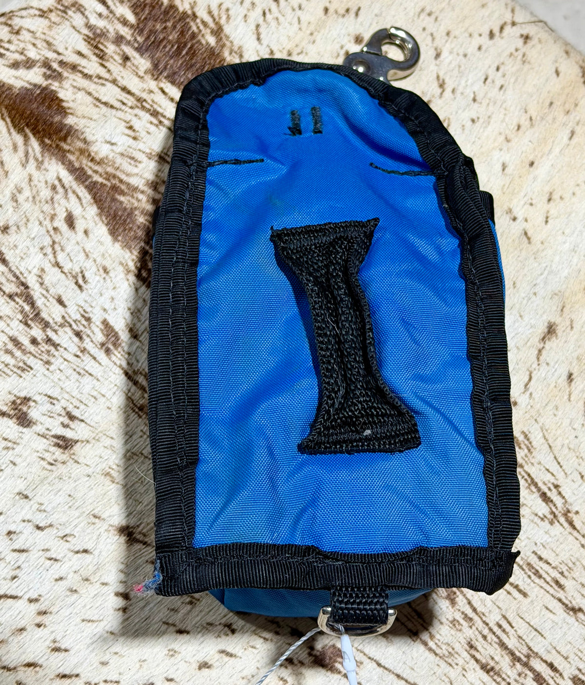 Small Nylon Saddle Bottle Holder – Blue & Black