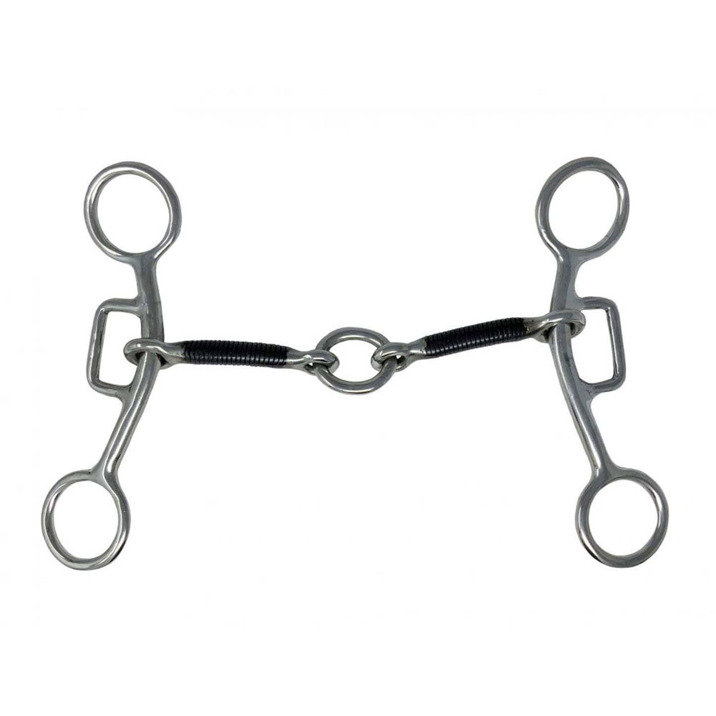 Stainless Steel Dog Bone Argentine Bit with Lifesaver Ring