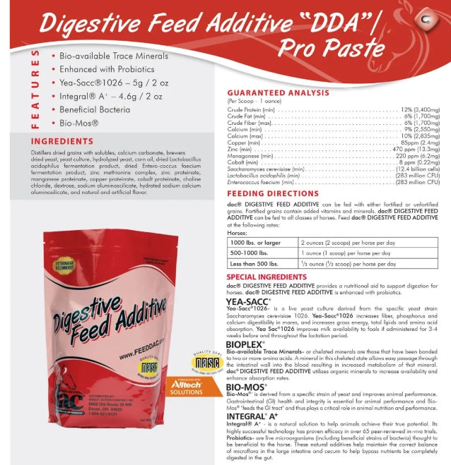 dac® Digestive Feed Additive “DDA” – 5 lb. Bag