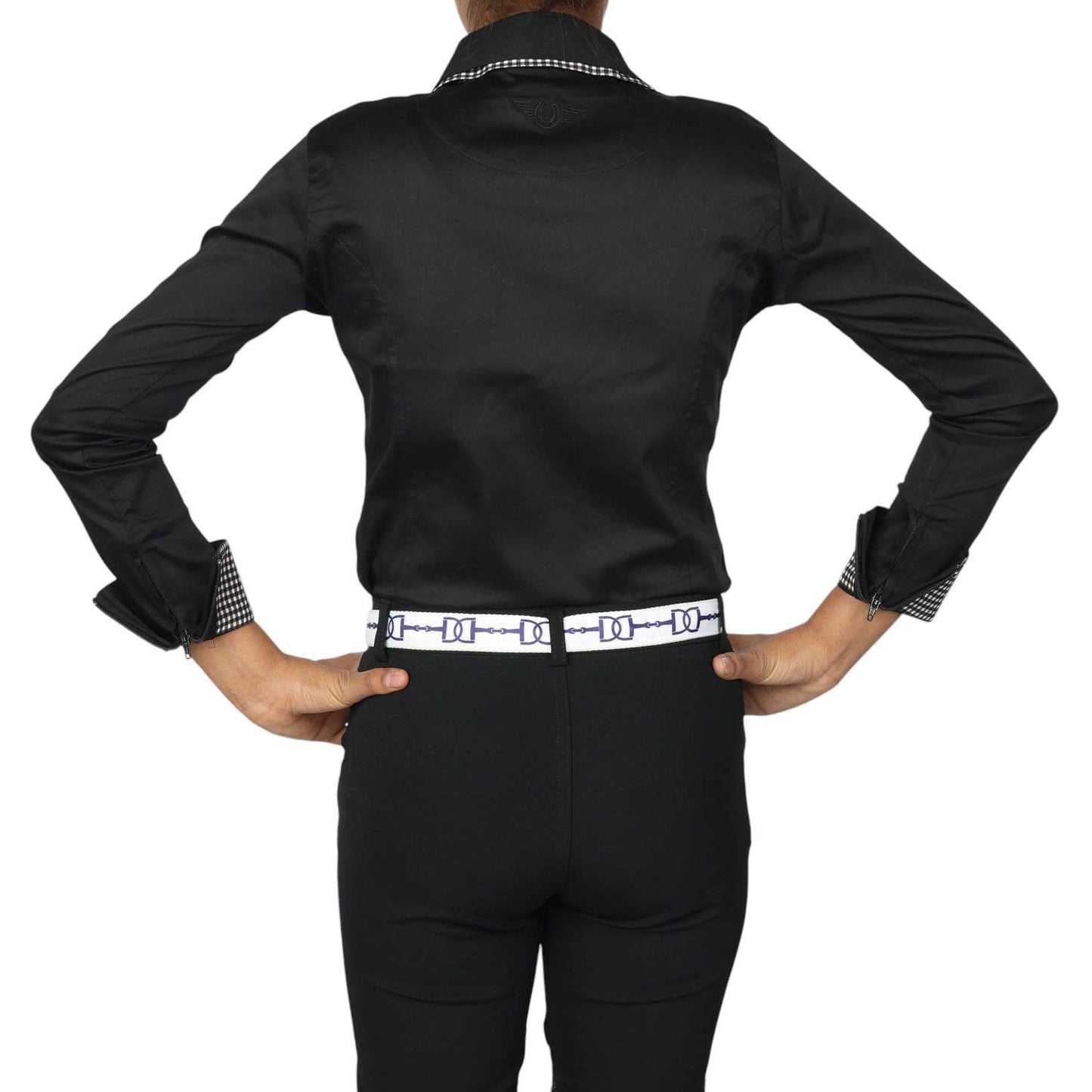 Hidden Zip Show Top – Youth Show Shirt