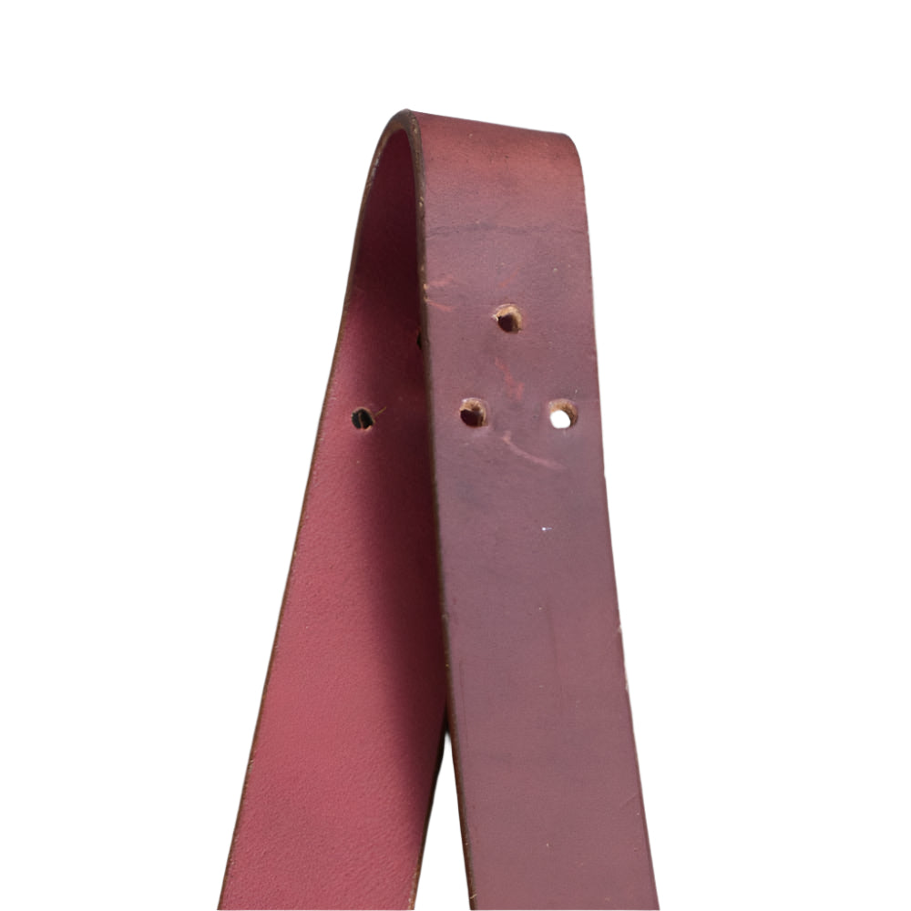 Western Off Billet – Durable Leather Cinch Strap