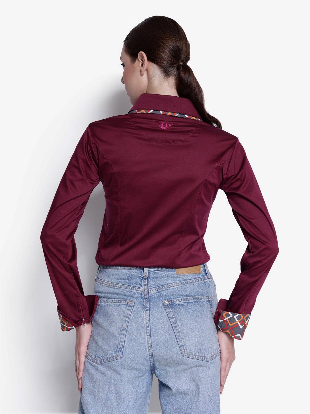 Ladies Hidden Zip Show Top – Women’s Show Shirt