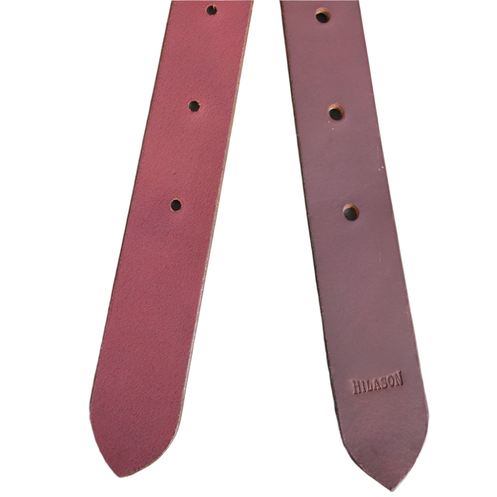 Western Off Billet – Durable Leather Cinch Strap