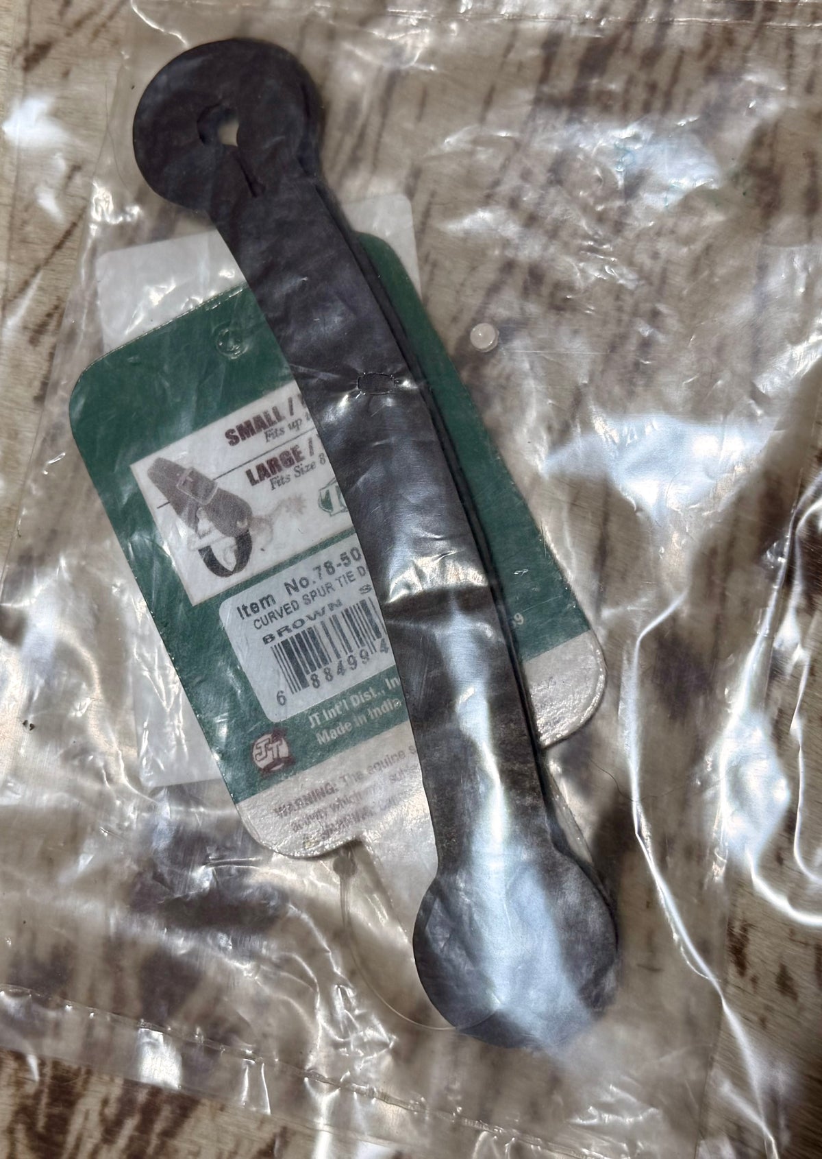 NIP Tough-1 Curved Strap Spur Tie Downs – Brown
